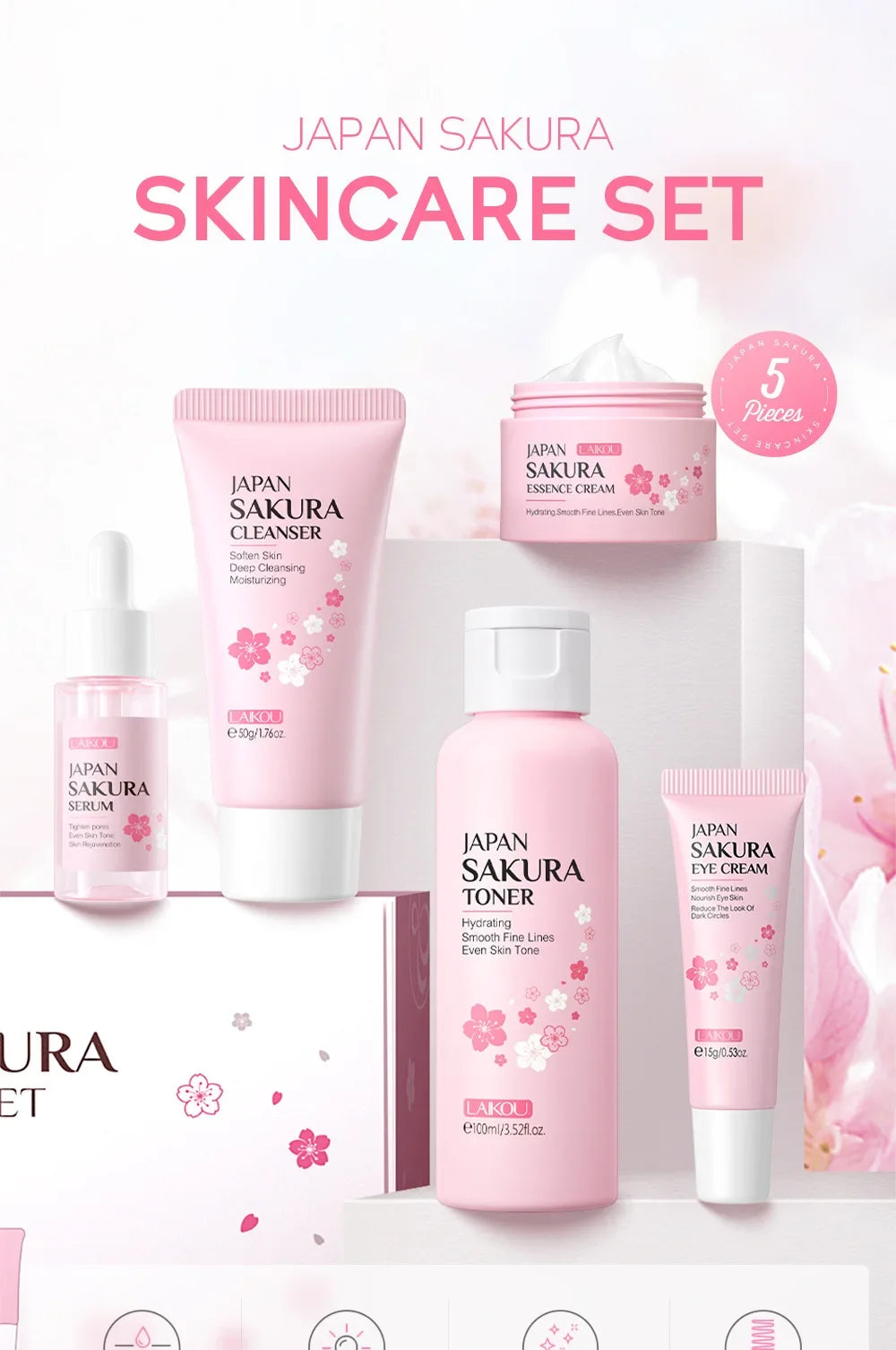 Sakura Glow Skin Care Set